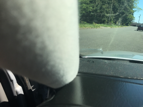 clear clip on windshield